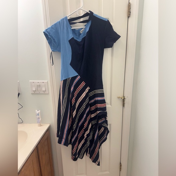 Monse Deconstructed Jersey Tee Dress. Size M. Good used condition. - Picture 2 of 7